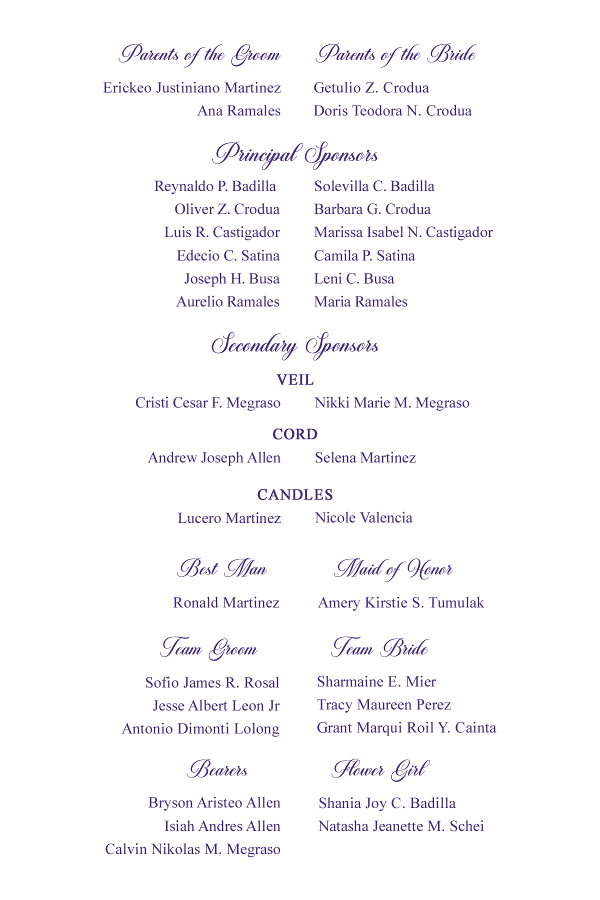 entourage list